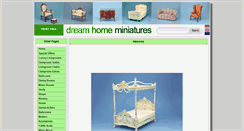 Desktop Screenshot of dreamhomeminiatures.co.uk