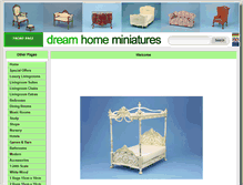 Tablet Screenshot of dreamhomeminiatures.co.uk